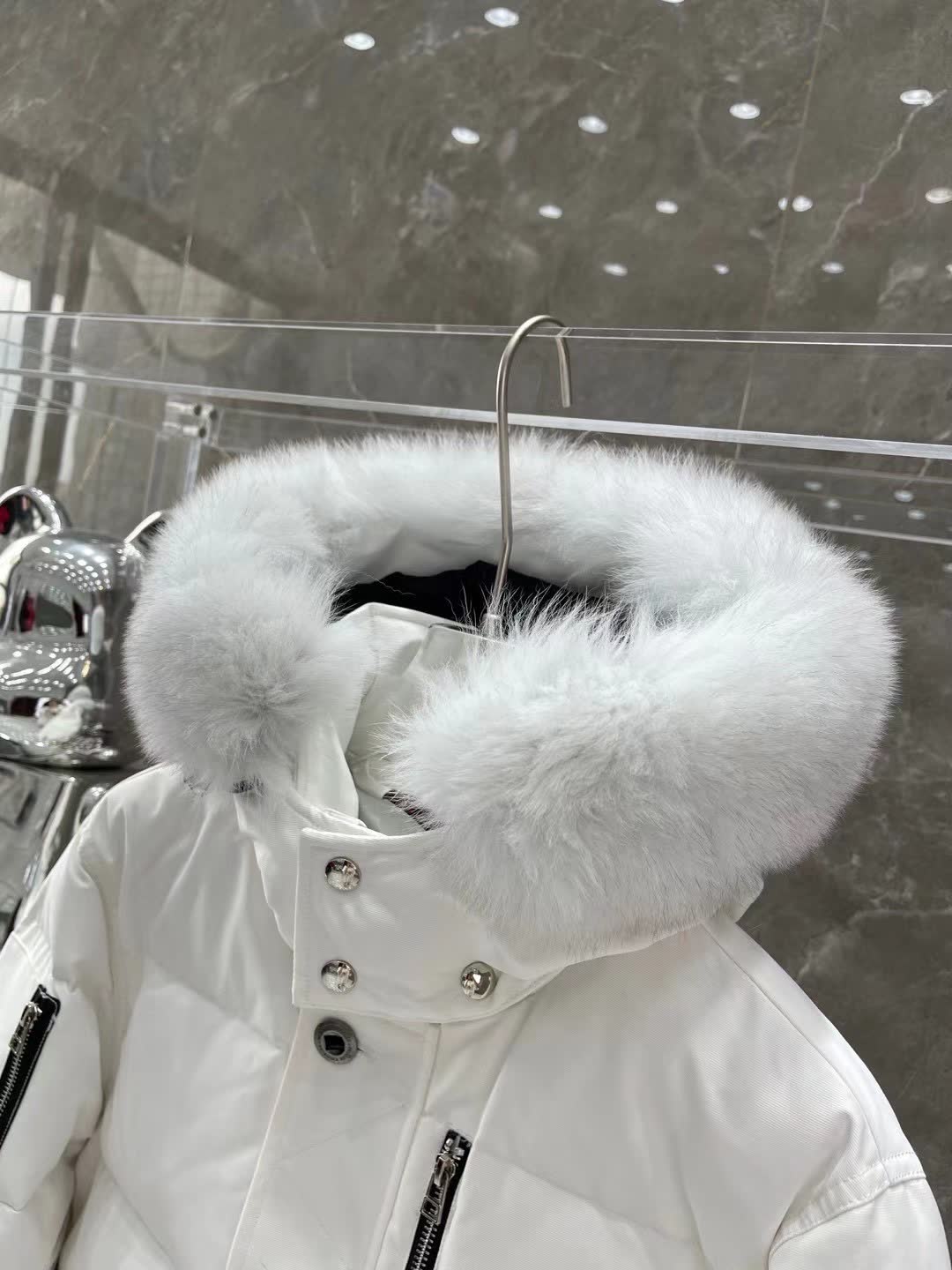 Moose Knuckles Hooded Down Puffer Jacket